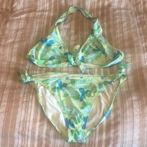 Vintage Lilly Pulitzer Koi Fish Bikini